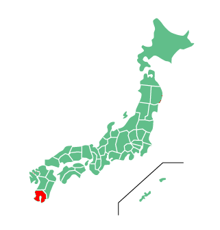 鹿児島県位置地図