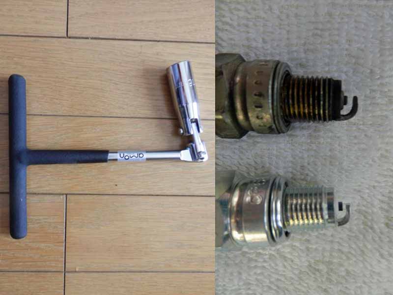 専用工具とプラグ