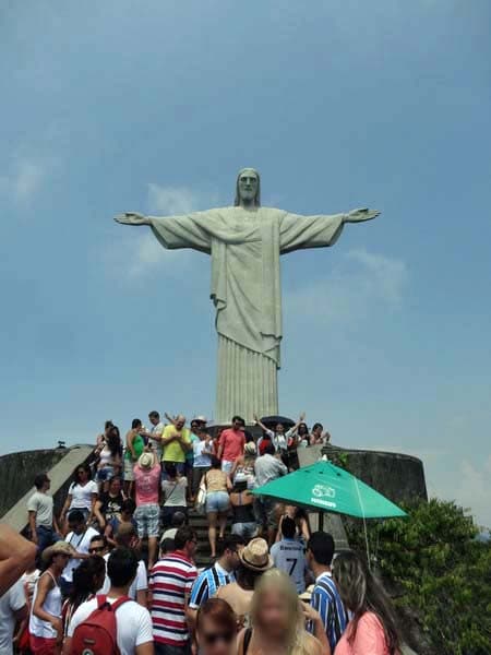 巨大なキリスト像 ブラジル ソロツーリングと気ままな旅