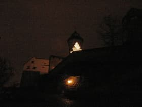 夜中のニュルンベルク城