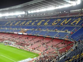 Camp Nou サッカー観戦（スペイン）