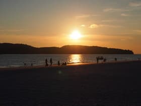 島随一の夕日