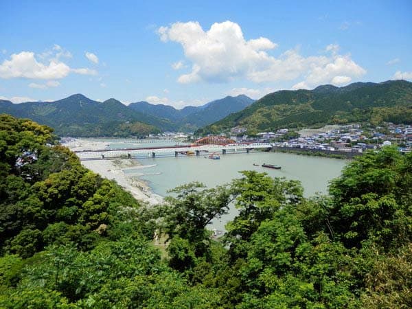 熊野川の景色