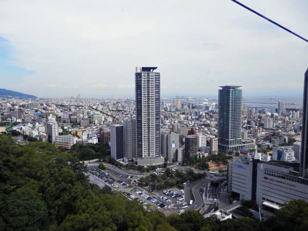 布引ハーブ園からの景色