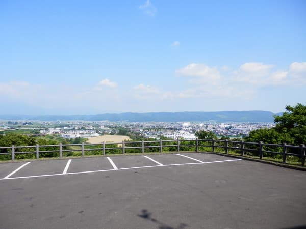 駐車場からの景色