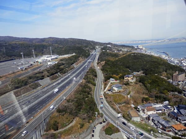 観覧車からの高速道路