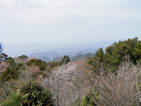 諭鶴羽山頂上から