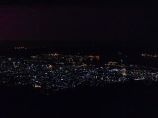 神戸六甲　摩耶山からの夜景