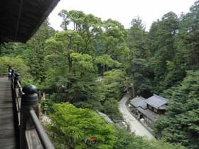 摩尼殿 舞台から
