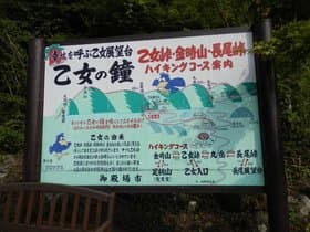 乙女峠入口看板
