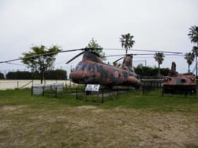 救援に活躍したヘリコプター