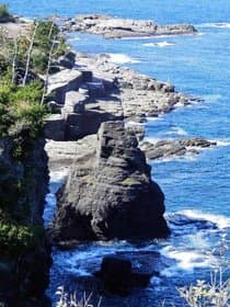 遠くには釣り人が。
