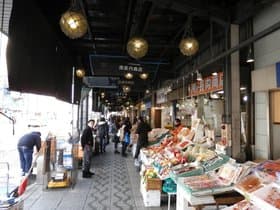 市場の通り