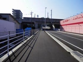 熊本県 熊本市内の錯覚する道路