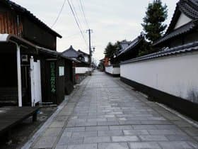 中津城周辺の街並み