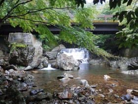 高知県 黒尊川神殿橋