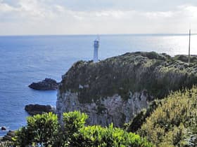 展望台からの足摺岬灯台