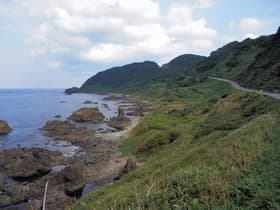 途中の奥能登道路