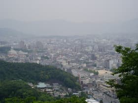 仏舎利塔からの景色