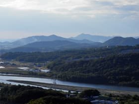 加古川と山々