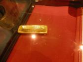 金塊の展示