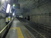 筒石駅ホーム